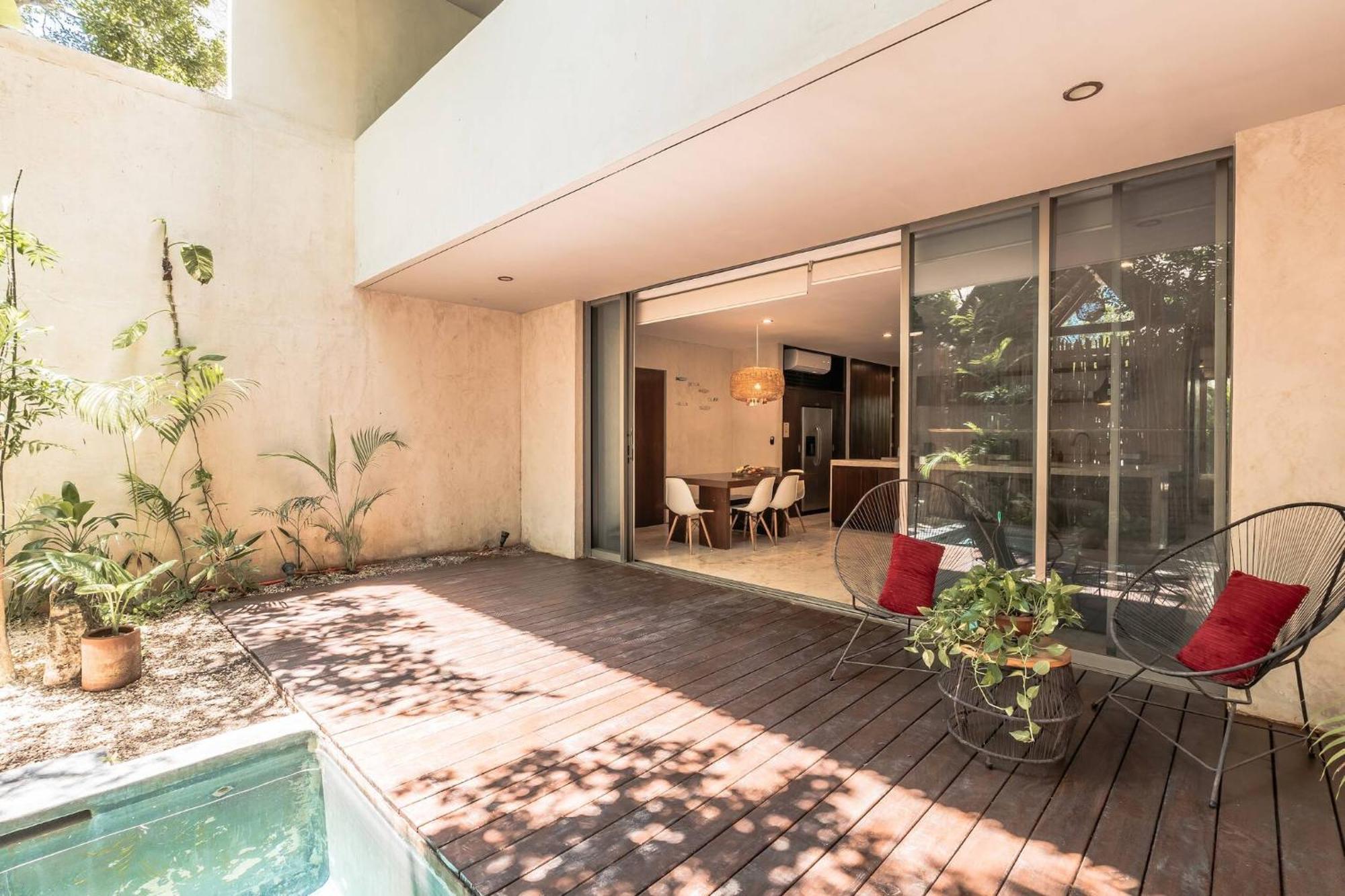 Apartment Monet - Free Pass & Private Pool & 24hrs Security Tulum